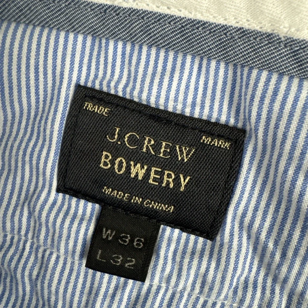 J Crew Baird McNutt Irish Linen Mens Light Blue Pants fits 36*30 Lightweight